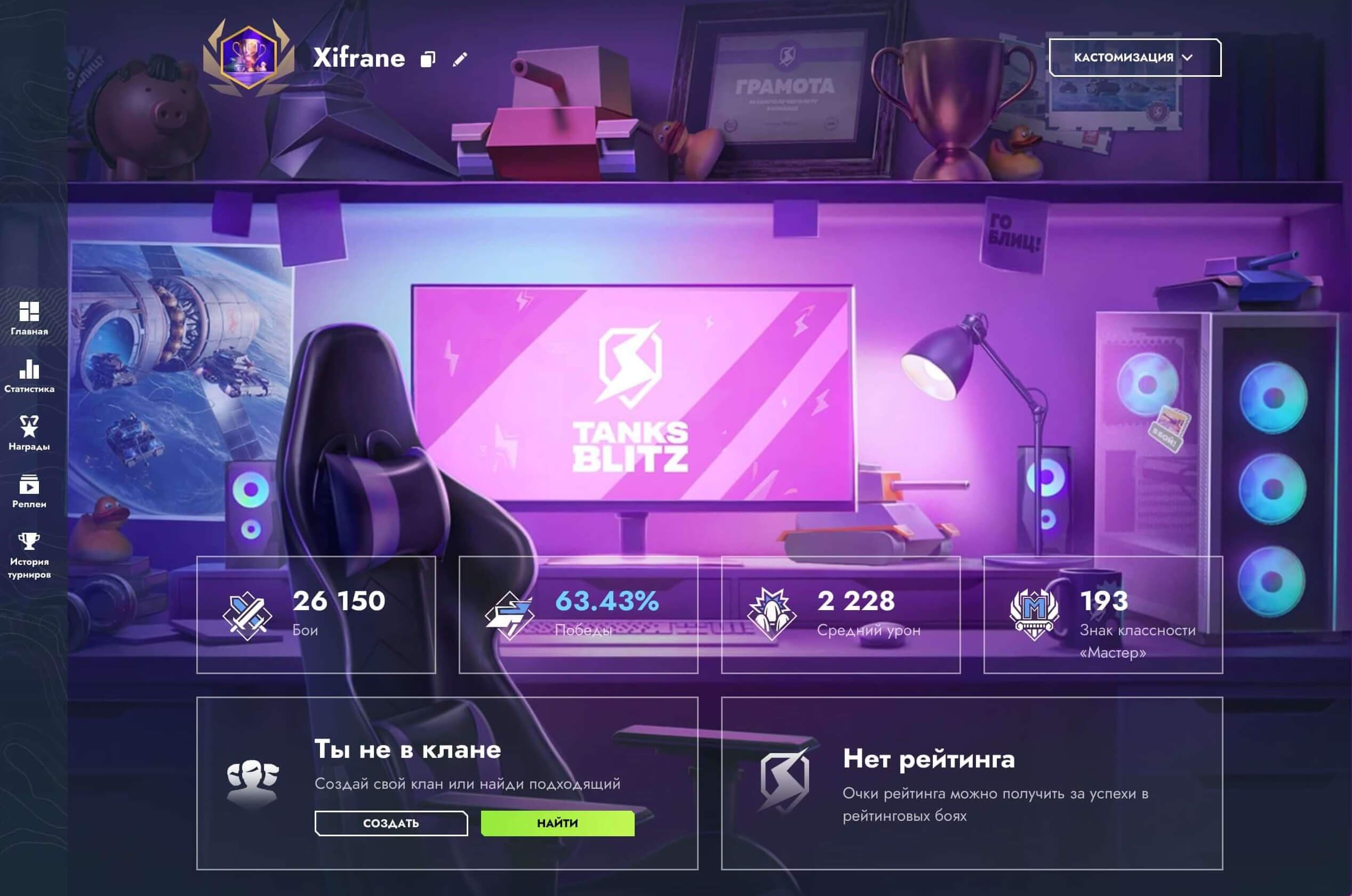 Фон профиля «Место силы»