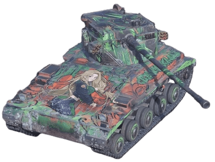 Камуфляж «Забава» для FV1066 Senlac