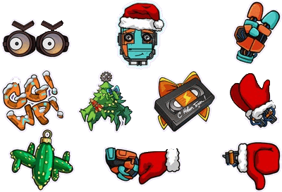 Пак реакций «Новый год»